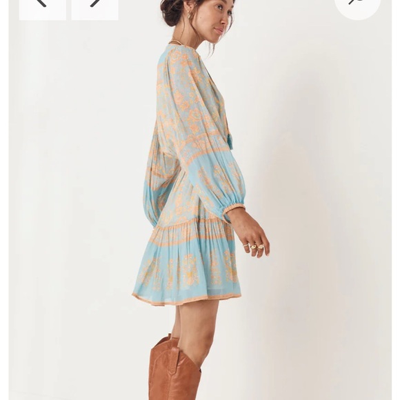 Spell Juniper Playdress-Eggshell Blue - Picture 3 of 6